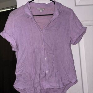 Lavender Light Button-Up Shirt